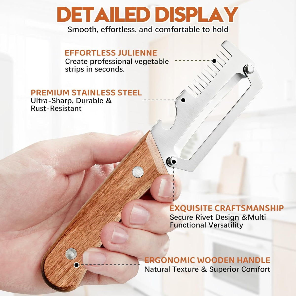 Multifunctional Ultra Sharp Vegetable Peeler & Cutter