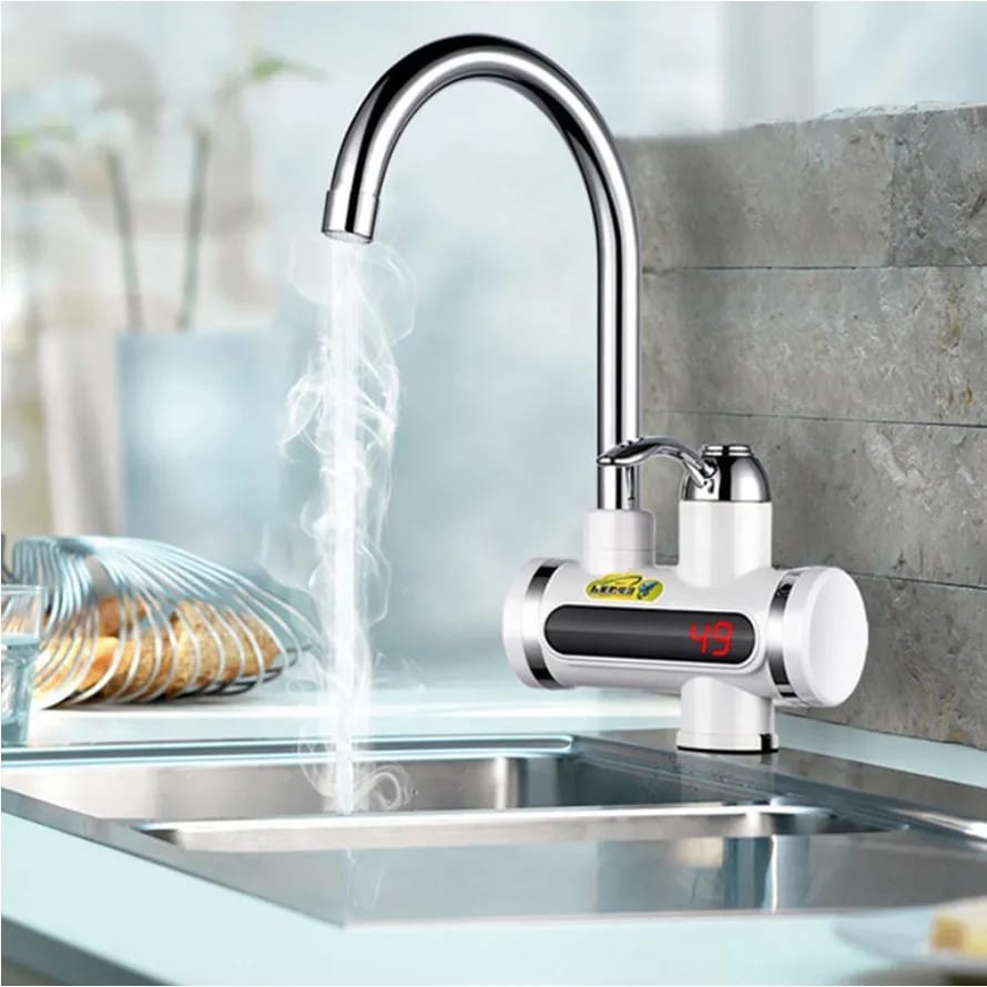Electric Water Heater Tap Instant Hot Water Faucet Heater (Cold & Heating )