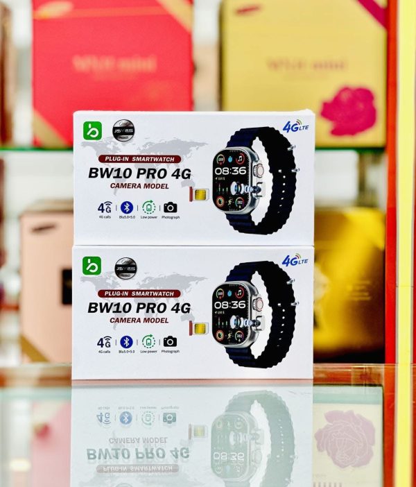 Bw10 Pro 4g Smartwatch With Chip + Anti-spy Camera 4g Sim Support