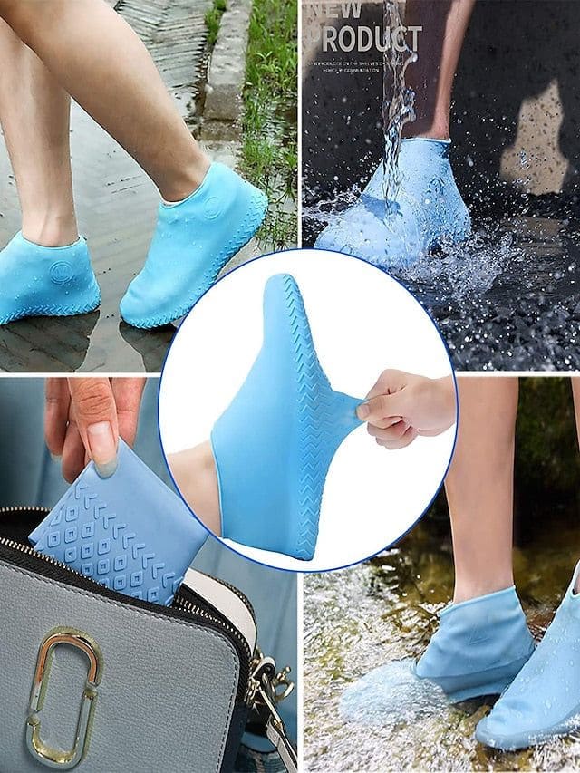 Waterproof Non-Slip Silicone Shoe Covers Reusable