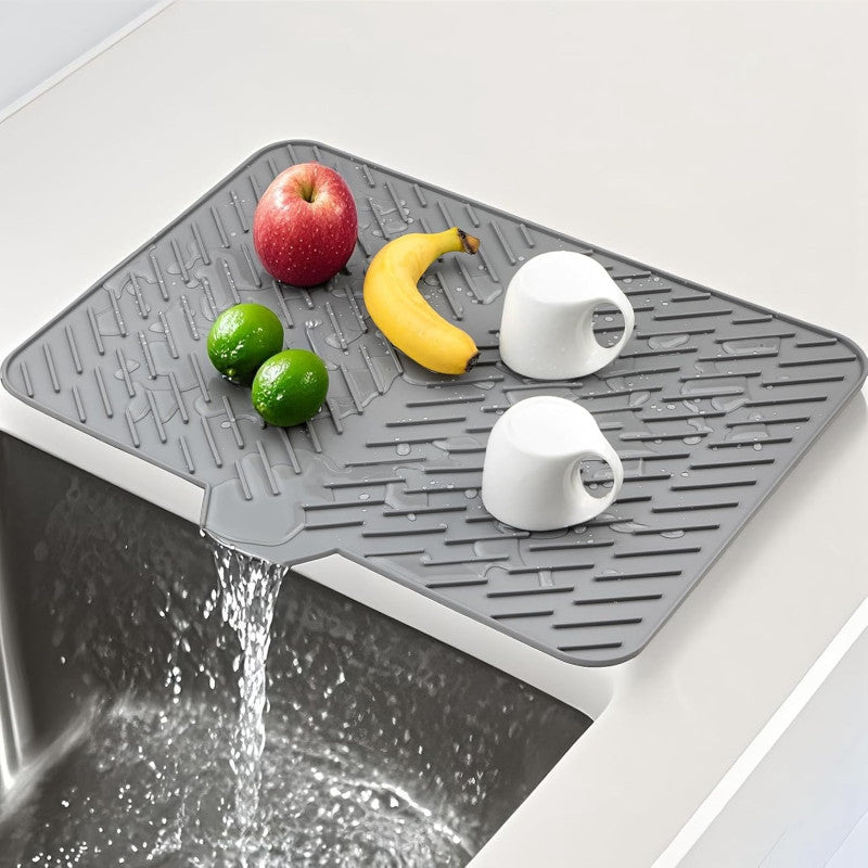 Silicone Dish Drying Mat for Kitchen Counter  ( 𝐇𝐢𝐠𝐡 𝐐𝐮𝐚𝐥𝐢𝐭𝐲 𝐍𝐨𝐭 𝐋𝐢𝐤𝐞 𝐂𝐡𝐞𝐚𝐩 𝐎𝐧𝐞𝐬 )