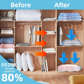 Set of 5 Vacuum Storage Bags With Pump