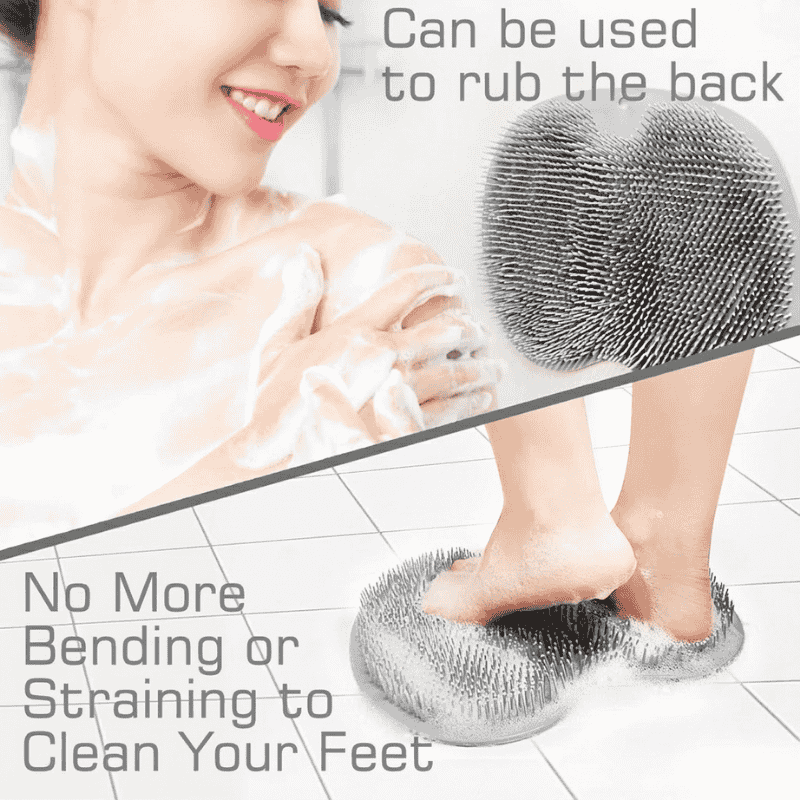 Silicone Exfoliating Foot & Body Scrubber Brush