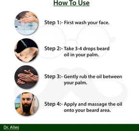 Dr. Alies Professional Advanced Beard Growth Oil for Men