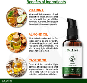 Dr. Alies Professional Advanced Beard Growth Oil for Men