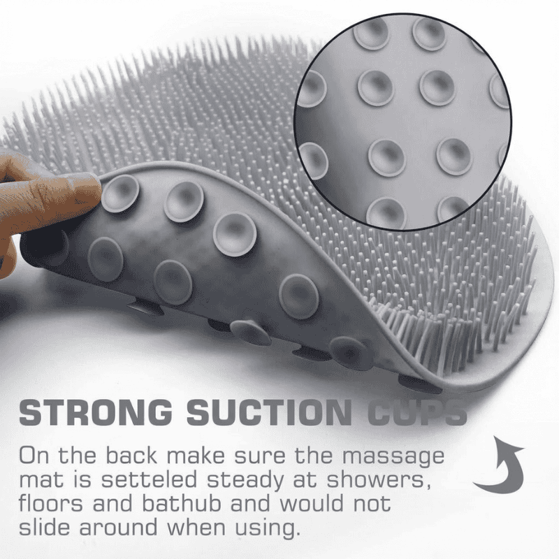 Silicone Exfoliating Foot & Body Scrubber Brush
