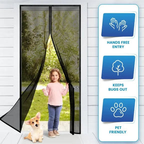 Premium Magnetic Mesh Mosquito Curtain – (High Quality )