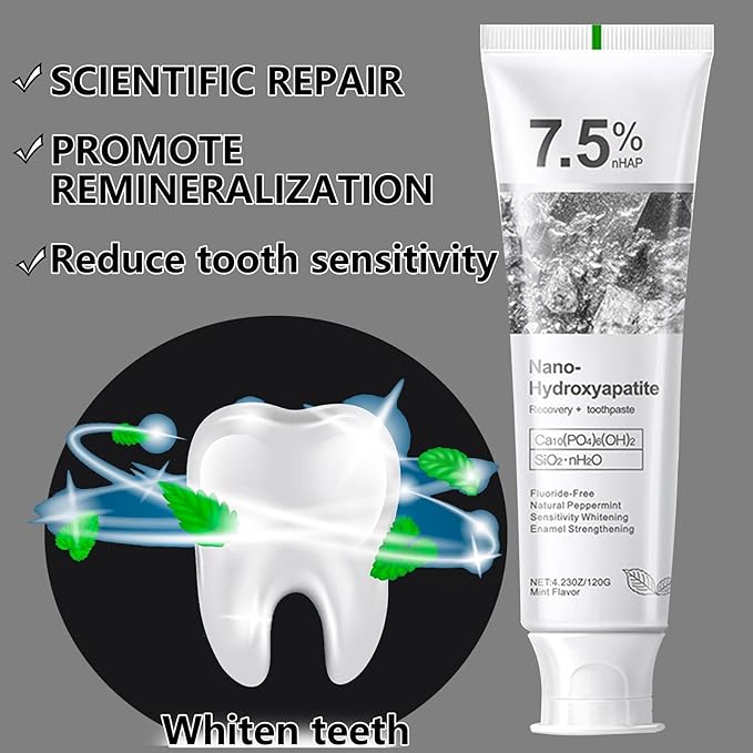 7.5% Nano Hydroxyapatite Toothpaste ( Buy 1 Get 1 Free )