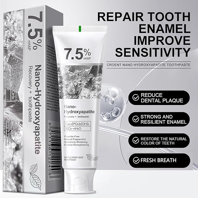 7.5% Nano Hydroxyapatite Toothpaste ( Buy 1 Get 1 Free )