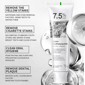 7.5% Nano Hydroxyapatite Toothpaste ( Buy 1 Get 1 Free )