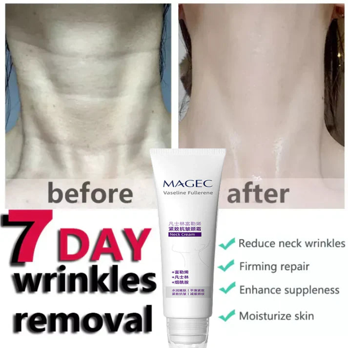 Magec Collagen Fullerene Neck Cream - Tightening & Anti-Wrinkle Formula