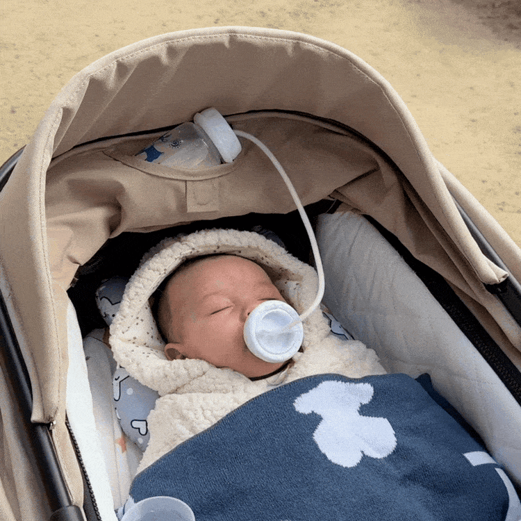 Hands-Free Self-Feeding Bottle for Babies  ( Allow to Open )