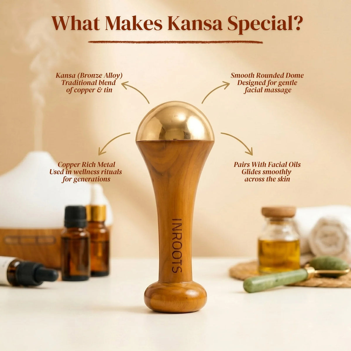Kansa Wand Foot Massager