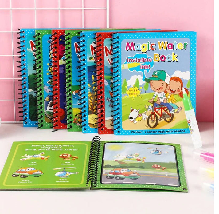 Magic Water Drawing Coloring Book